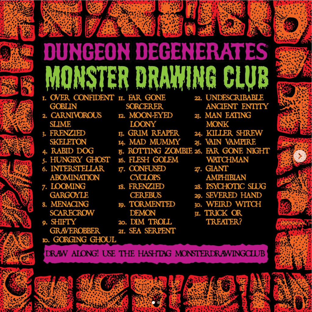 Let Us Draw Monsters&nbsp;Again!